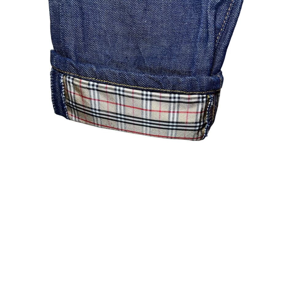 Burberry Women's Nova Check Denim Jeans Roll Cuff EU 40 - Picture 6 of 14